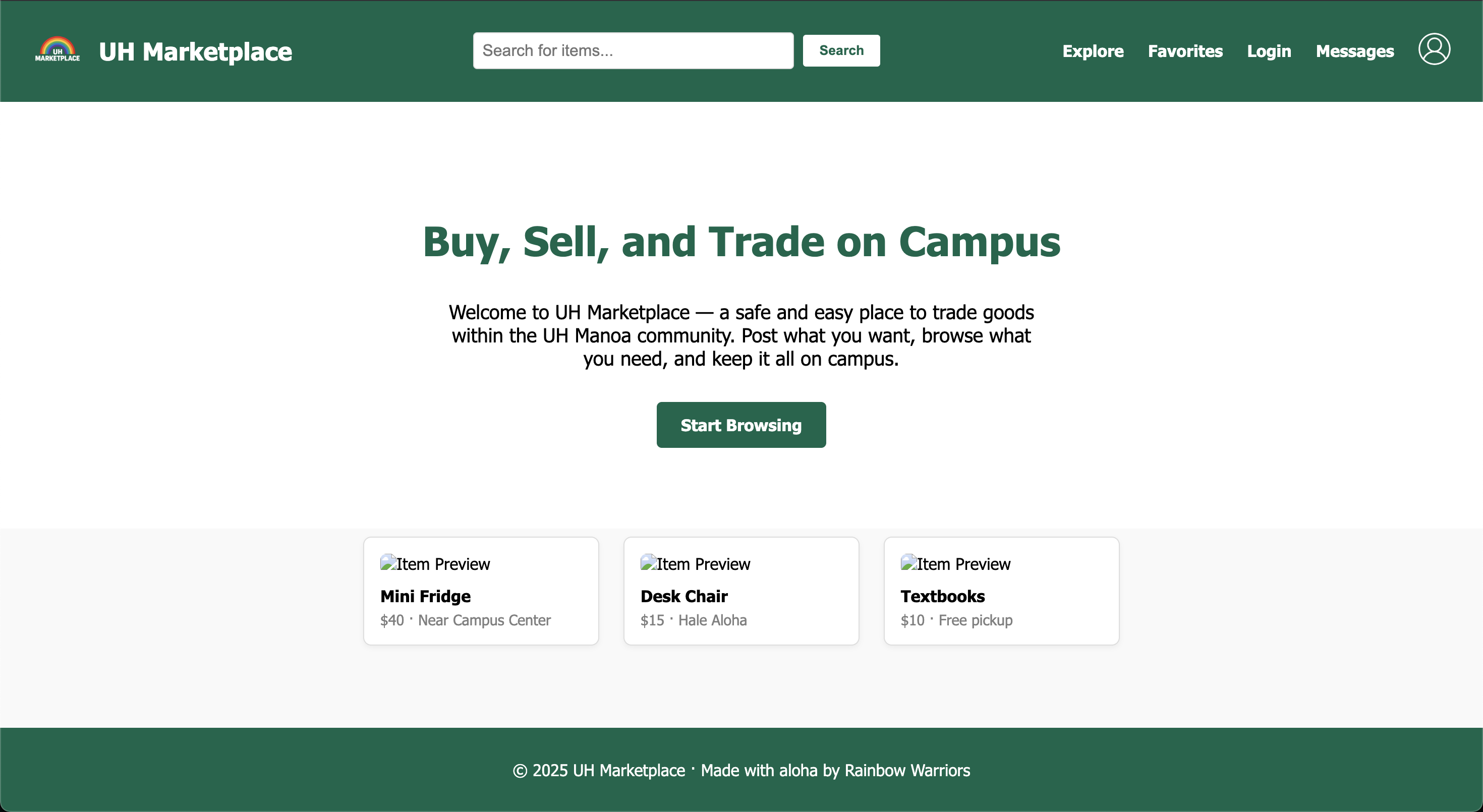 Landing Page