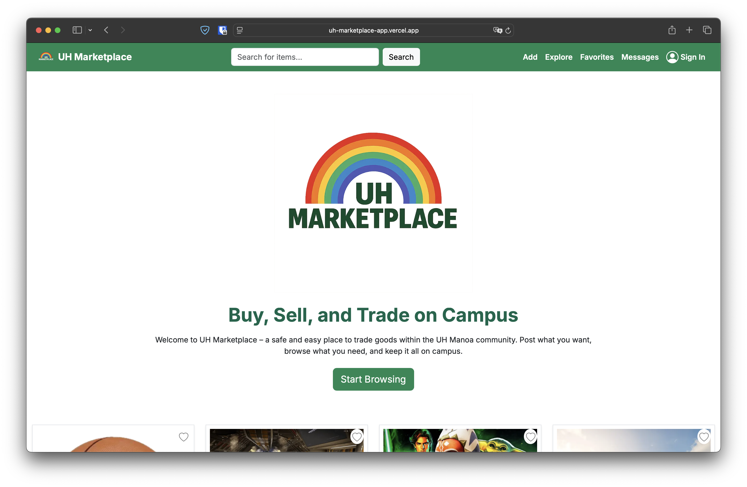 Landing Page