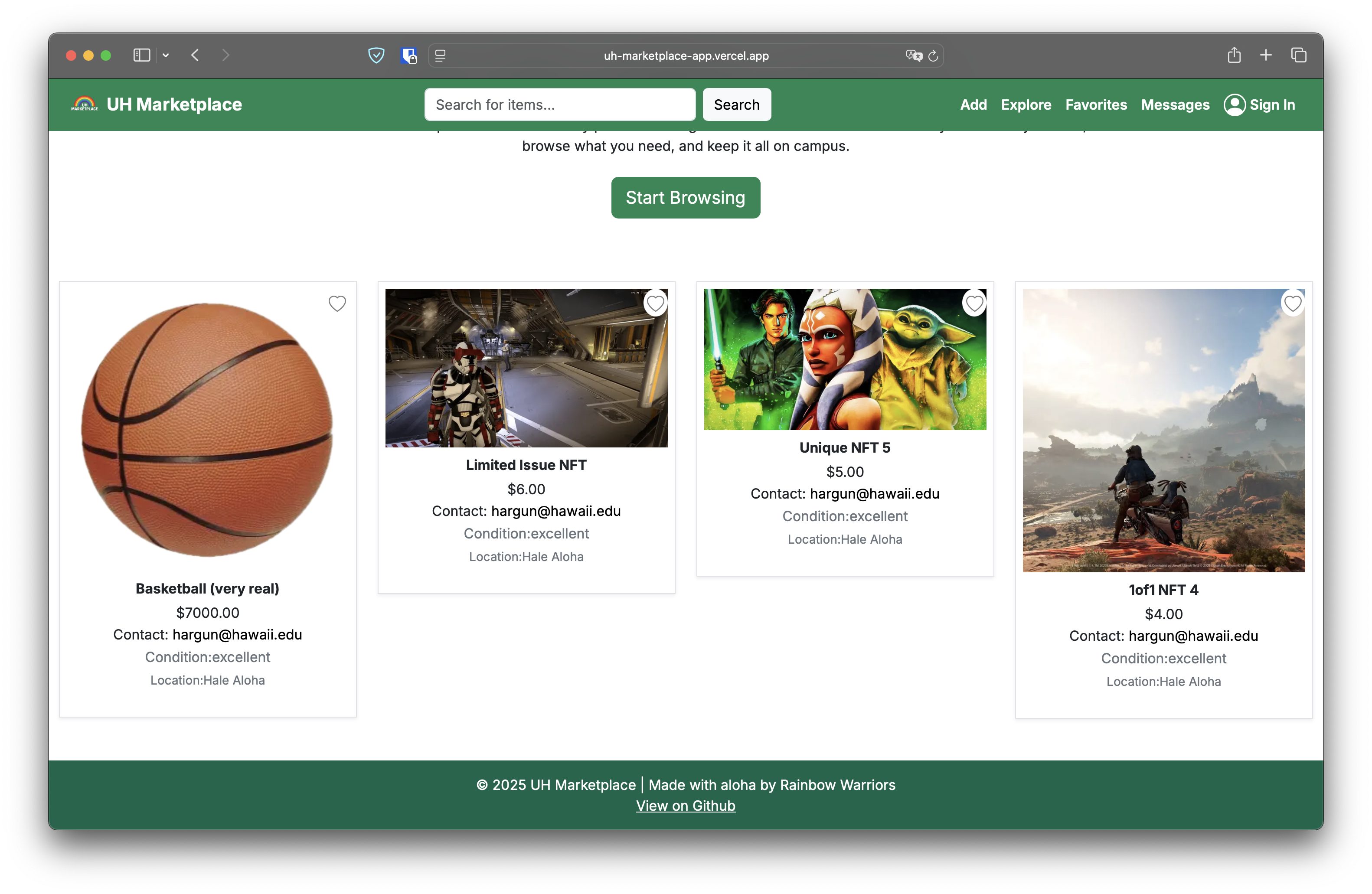Landing Page